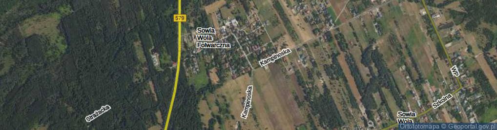 Zdjęcie satelitarne Poziomki ul.